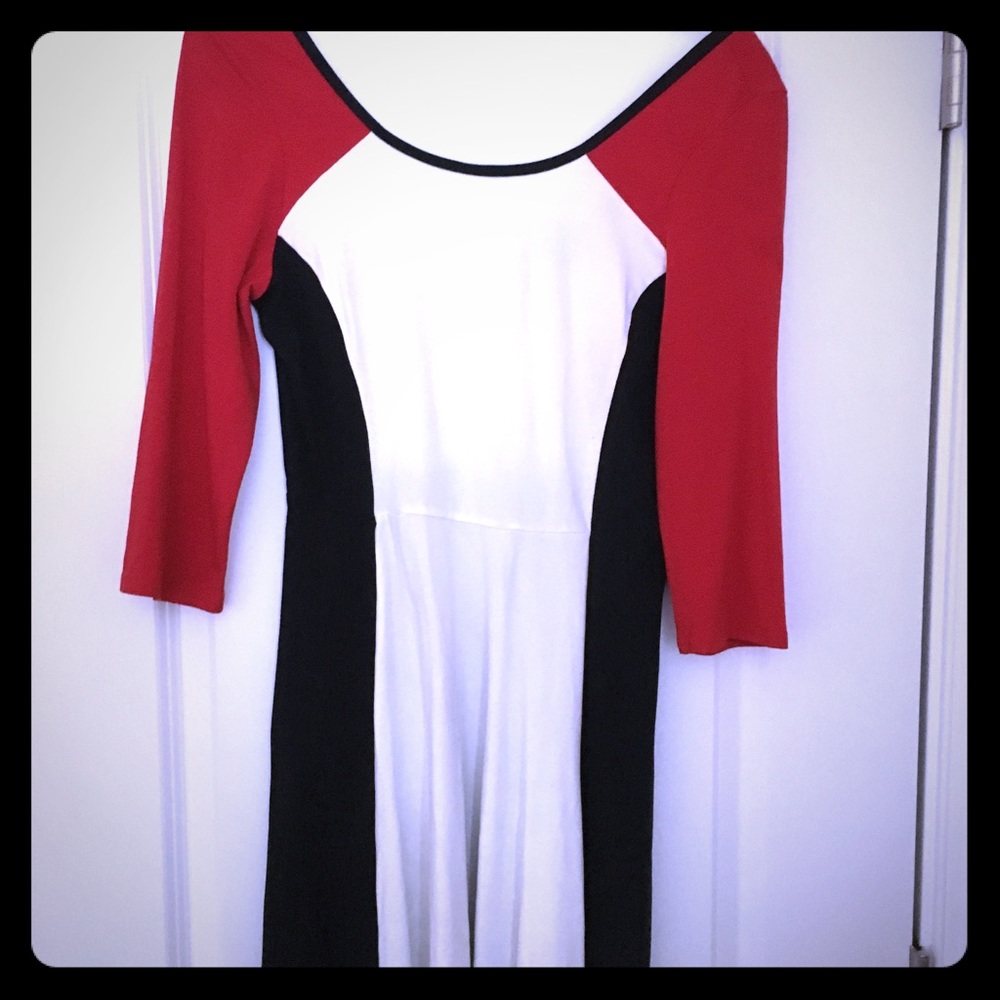 Express colorblock dress
